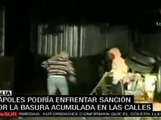 Nuevo enfrentamiento por basura en Nápoles, Italia