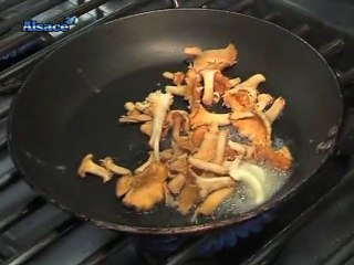 Recette : râble de lapin aux girolles