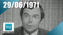 Information Première du 29 juin 1971- Disparition de Brigitte Grapin | Archive INA