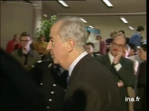 E. BALLADUR en visite chantier Eole