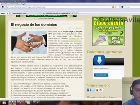 Como entrar en el negocio de los dominios