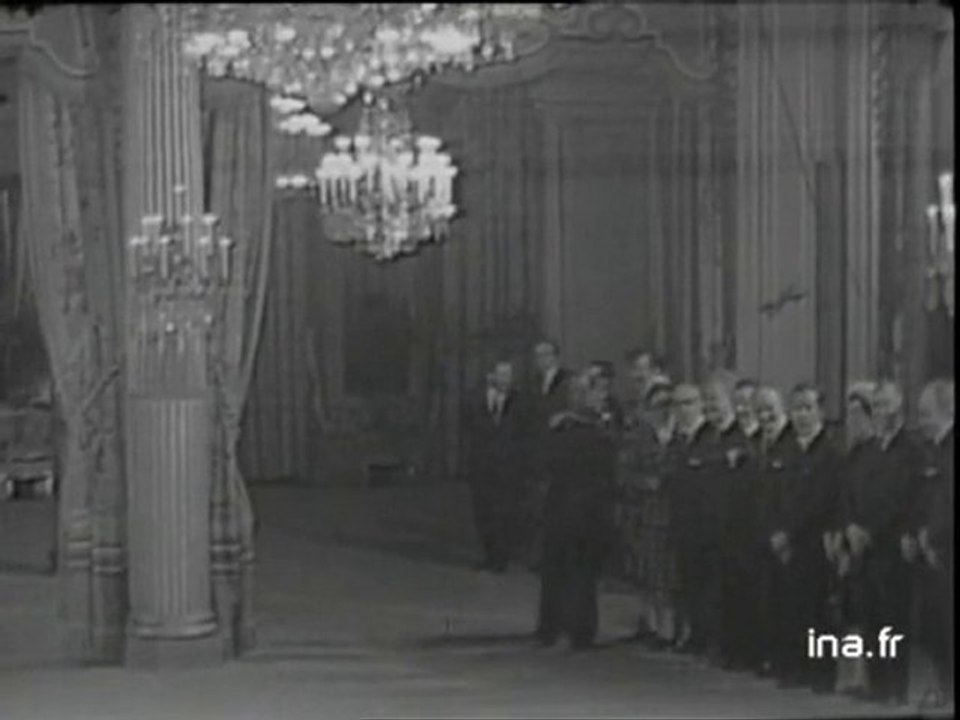 ARRIVEE DE M GIEREK 1ER SECRETAIRE DU PARTI OUVRIER POLONAIS A PARIS