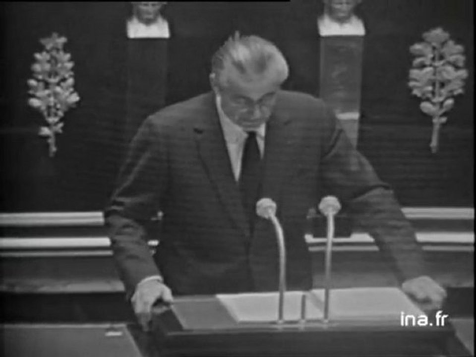 Assemblée Nationale : Discours de Chaban Delmas