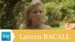 Lauren Bacall tourne avec Alain Delon "Le jour et la nuit" - Archive INA