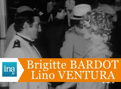 Brigitte Bardot et Lino Ventura sur le tournage de Boulevard du rhum - Archive vidéo INA