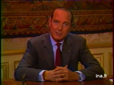 Annonce candidature Jacques Chirac aux présidentielles