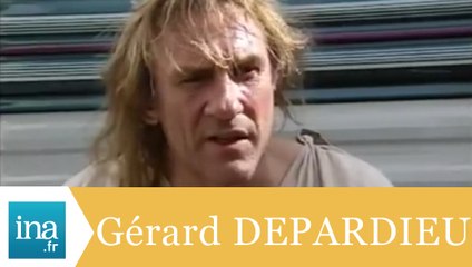 Gérard Depardieu tourne "L'homme au masque de fer" avec Leonardo Di caprio - Archive INA