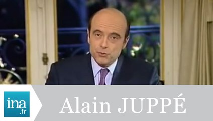 Alain Juppé "les grèves de 1995" - Archive INA