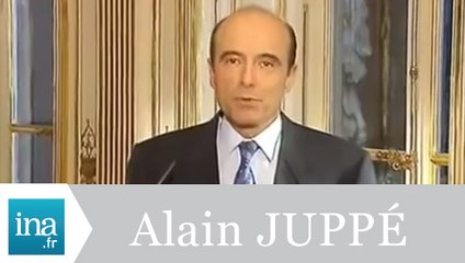 Alain Juppé "le président veut rétablir la bonne santé du pays" - Archive INA
