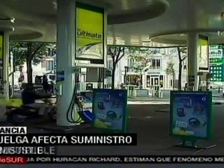 Se agrava en Francia desabastecimiento de gasolina por prote