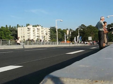 Nantes / St Séb : inauguration pont Léopold Sédar Senghor