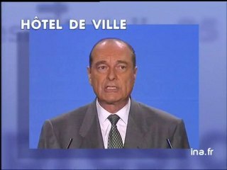 Déclaration jacques Chirac