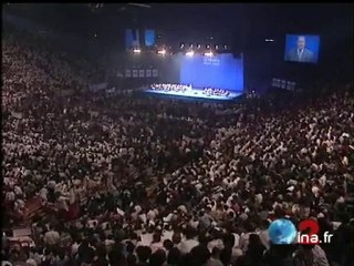 Meeting de Jacques Chirac à Bercy