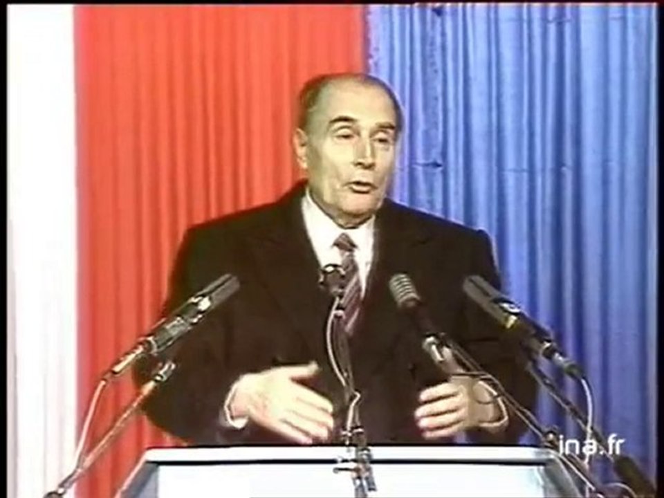 MITTERRAND DANS LE Nord Pas de Calais