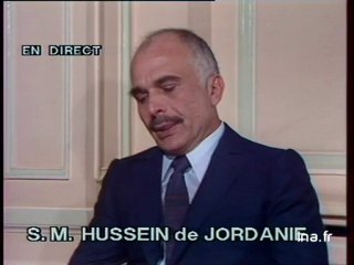 Interview HUSSEIN de Jordanie