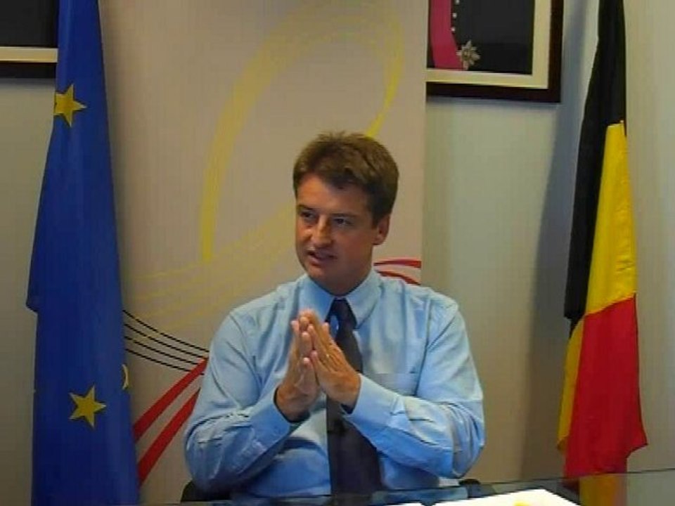 Olivier Chastel, présidence belge et questions économiques