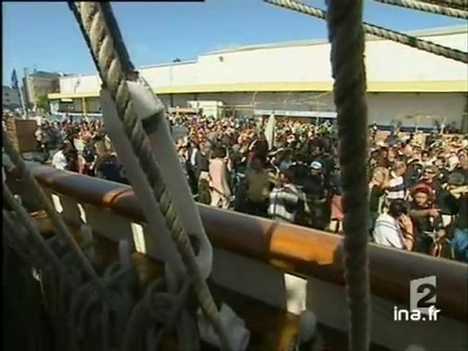 [Arrivée du trois mâts "Le Belem" à Saint Nazaire]