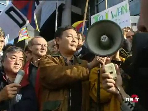 MANIF DROITS DE L'HOMME + JIANG ZEMIN / PARIS