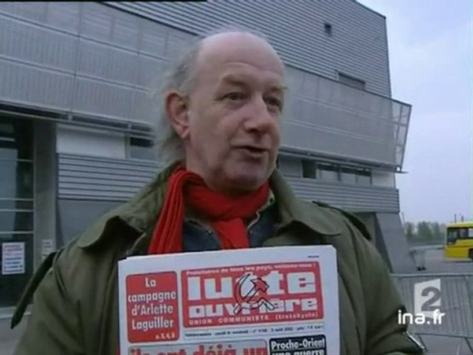 [Campagne électorale d'Arlette Laguiller à Mulhouse]