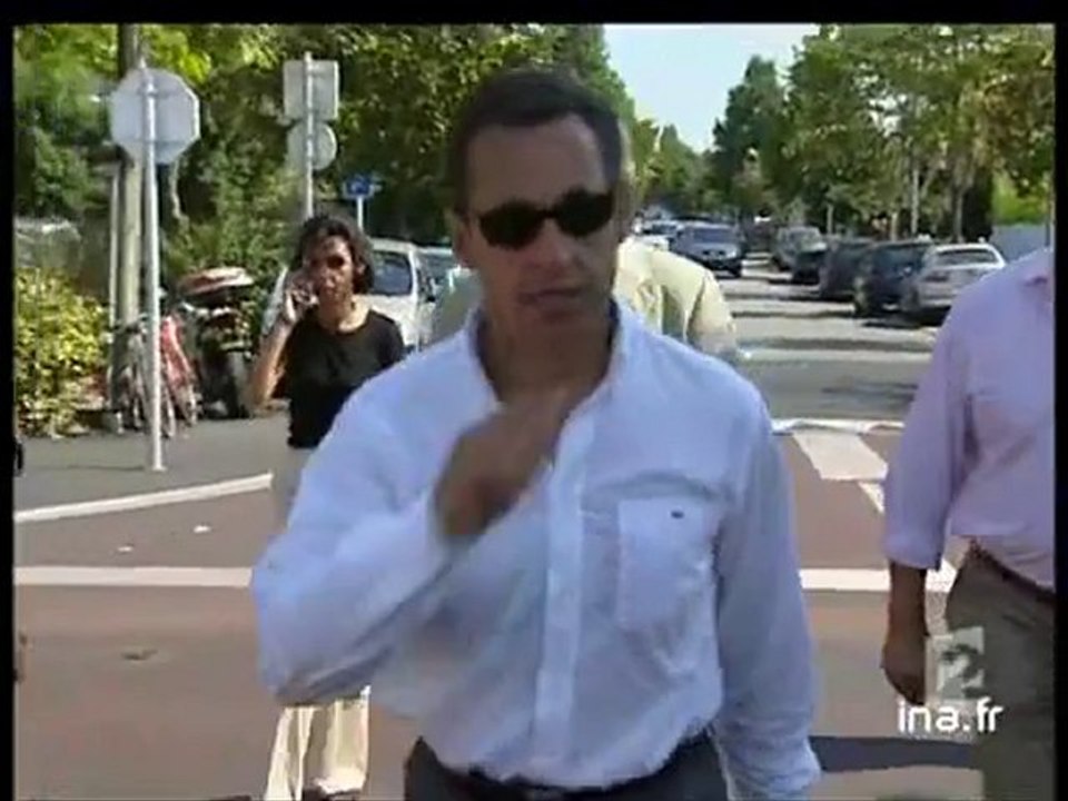 [Nicolas Sarkozy à l'université d'été de l'UMP à La Baule]