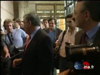 Arrivée de Dominique Strauss Kahn à Bercy