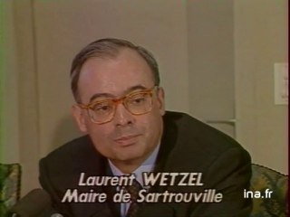 Sartrouville : conférence de presse L WETZEL maire