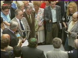 Cérémonie commémoration rue des Rosiers