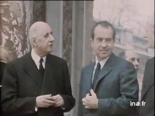 Le Président Richard Nixon au Grand Trianon