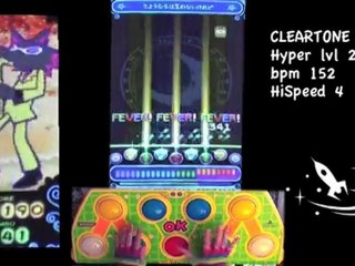 Pop'n music : Cleartone (Hyper 25) Player : DamDam