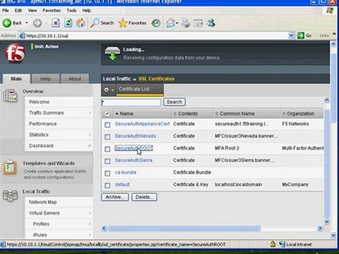 F5 Tutorial: BIG-IP APM with SecureAuth