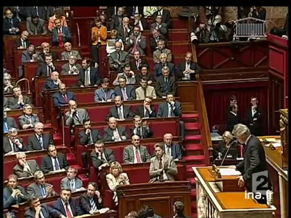 [Premier discours du premier ministre de Villepin]