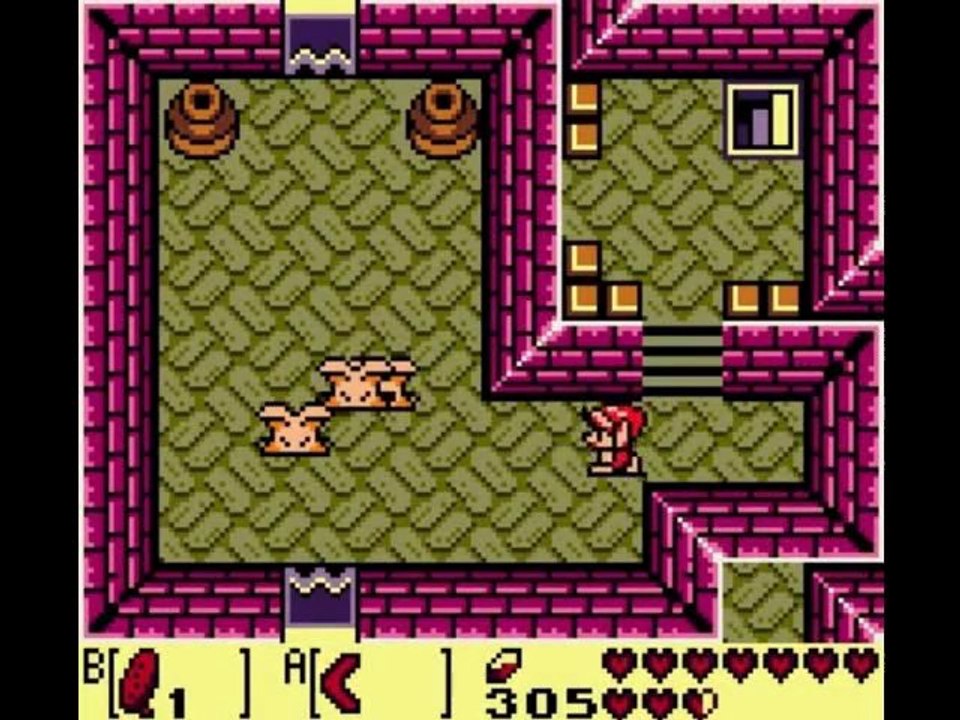 Zelda Link's Awakening DX 11) Temple des masques.