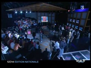 Dieudonné manifeste sur le plateau de Marc-Olivier Fogiel - Archive vidéo INA