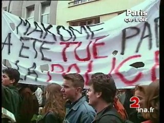 Manifestation bavure Paris 18ème