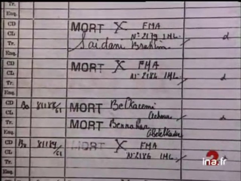 Ouverture des archives du 17 octobre 1961 - Archive vidéo INA