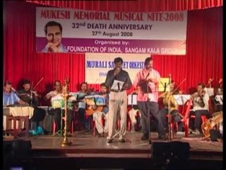 Tribute to Mukesh "Hum Tujh se" rag Darbari by Dr.NSD Raju