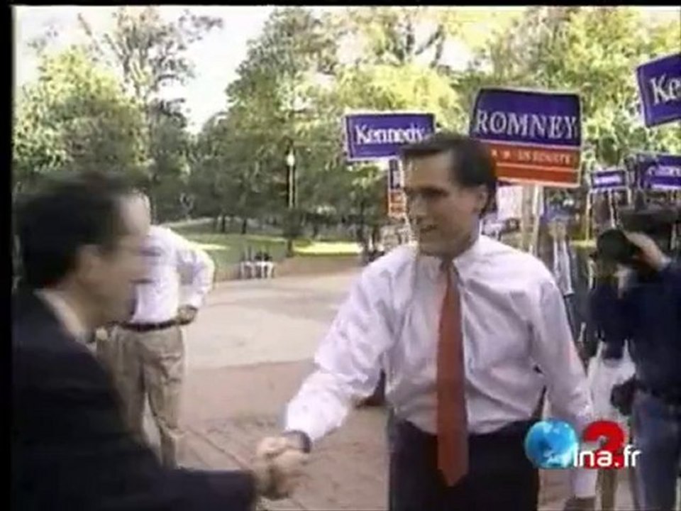 Elections américaines : Ted Kennedy contre Mitt Romney