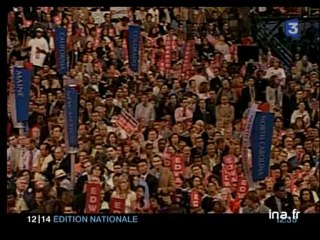 Convention démocrate: John Edwards fustige la politique de George W. Bush