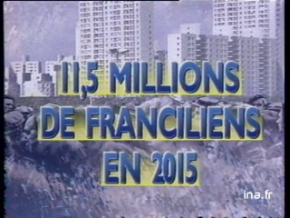 IDF : aménagement schéma directeur pour 30 ans