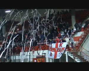 Tifo PQ du DK'02 lors de ROUEN-LUZENAC (22 octobre 2010)