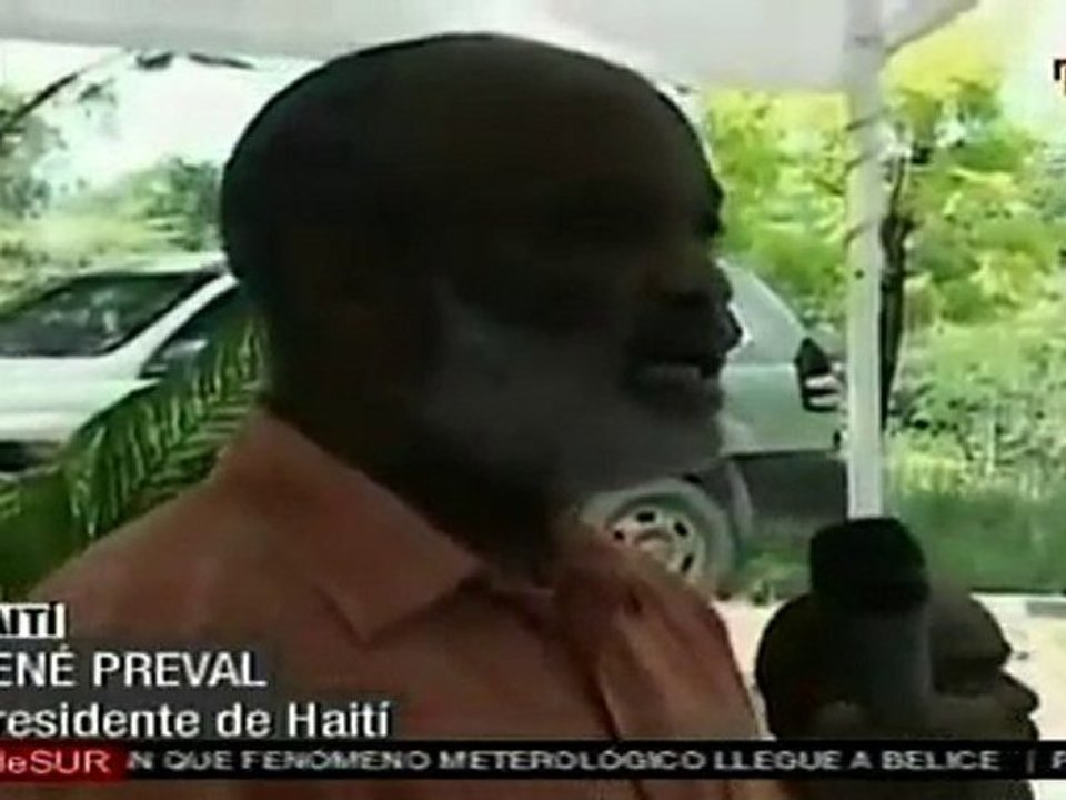 Recorrió presidente haitiano zonas afectadas por cólera
