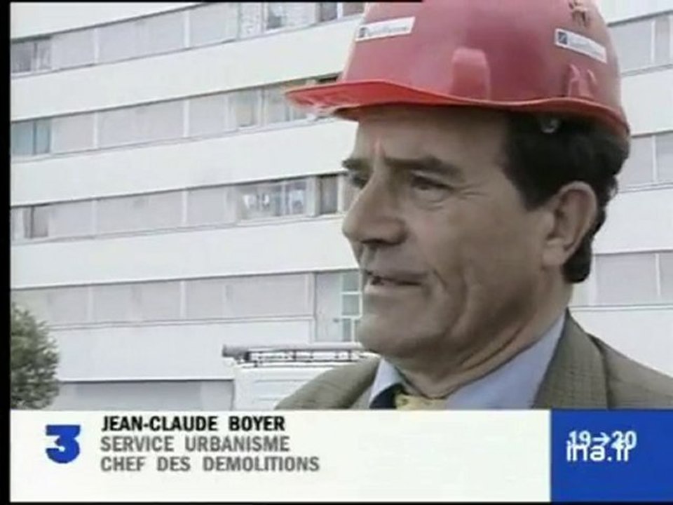 La démolition de la "muraille de Chine" de Saint Etienne