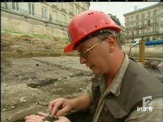 [Trouvailles archéologiques sur le chemin du tramway de Bordeaux]