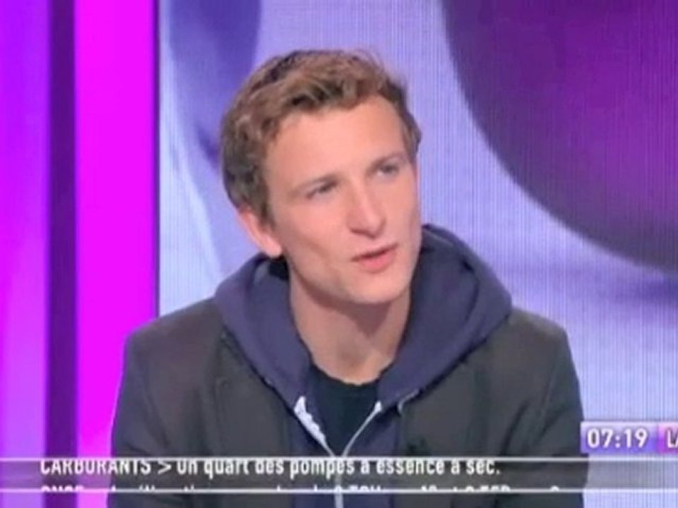 Jean-Baptiste Prévost (UNEF) dans la matinale (Canal +)