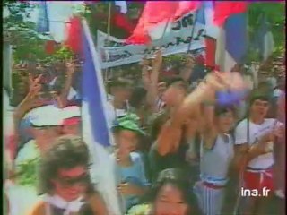 Voyage mitterrand en Nouvelle Calédonie : résume journée