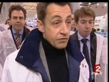 [Election présidentielle : Nicolas Sarkozy à Rungis]