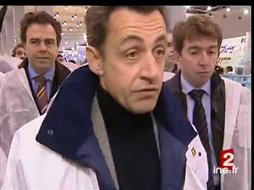 [Election présidentielle : Nicolas Sarkozy à Rungis]
