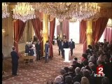 [Cérémonie de passation de pouvoirs à l'Elysée]