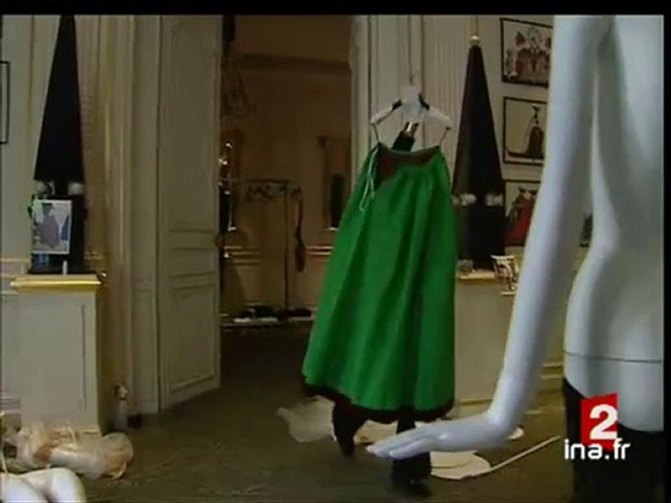 Exposition de collections d'Yves Saint Laurent - Archive INA