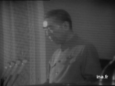 Arrivée de Pompidou à Pékin